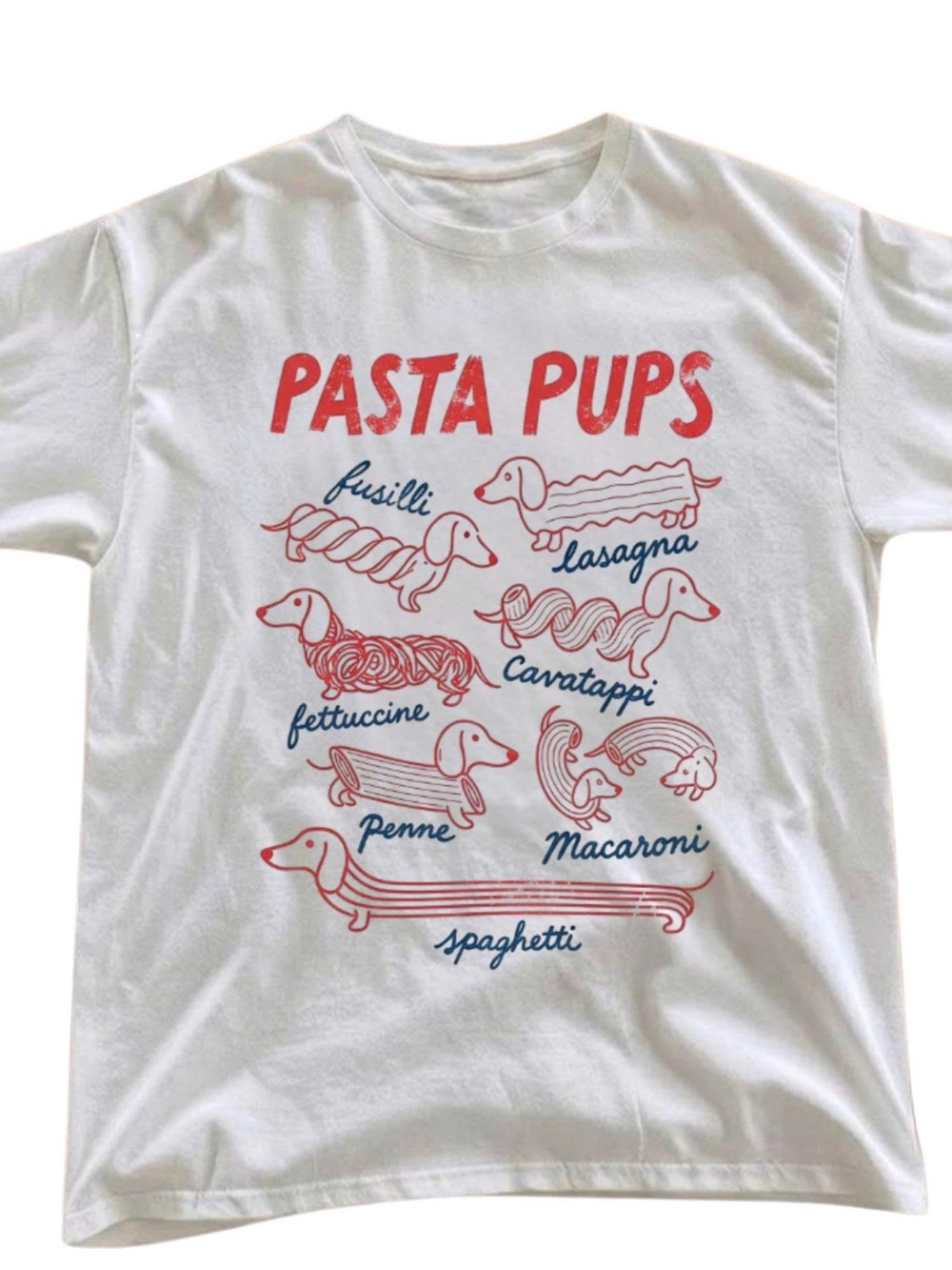 Pasta Pups Shirt Funny Dachshund Spagetti Shirt